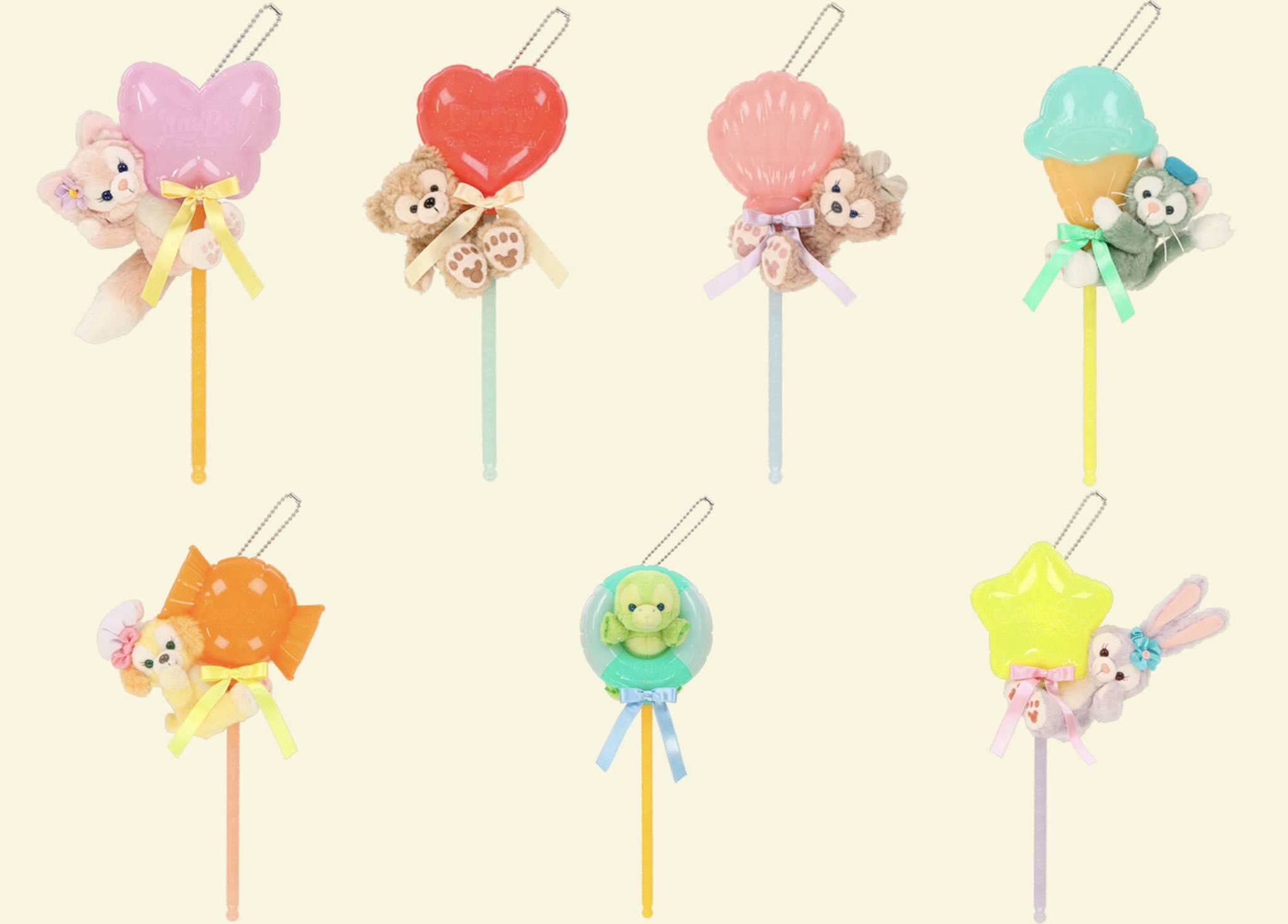 ぬいぐるみスティック】ダッフィー＆フレンズ