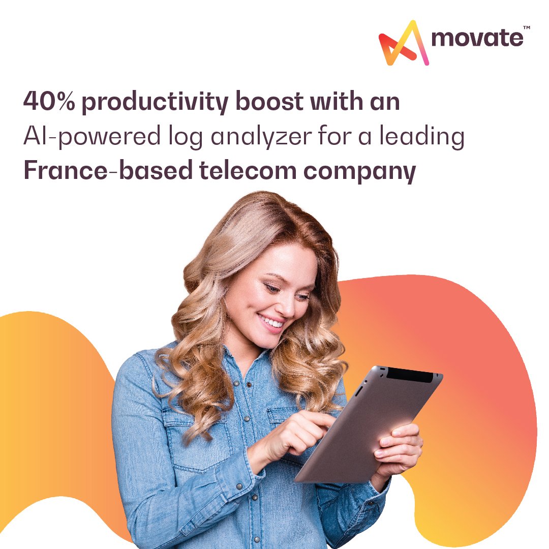 movate_inc's tweet image. Here&apos;s a success story about how we helped a France-based telecom company boost its engineers&apos; productivity using an AI-powered log analyzer.

Read more: movate.com/resources/40-s…

#Movate #Casestudy #MovateSolutions #AIpowered  #LogAnalyzer #CXExperience #Telecom #Optimization