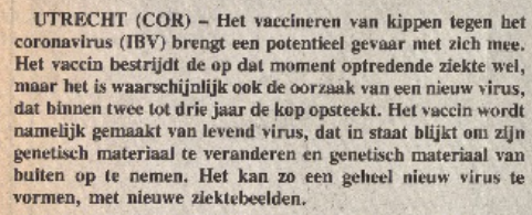 OpaHenk62's tweet photo. Onzin....!!
Ik zou me eerder #zorgen maken voor deze passage....!!
"Het #coronavaccin wordt gemaakt van #levend virus dat binnen 2 a 3 jaar een nieuw #virus veroorzaakt en in staat is zijn #GENETISCH materiaal IN HET #LICHAAM te VERANDEREN !!! https://t.co/j0dIutlUaI