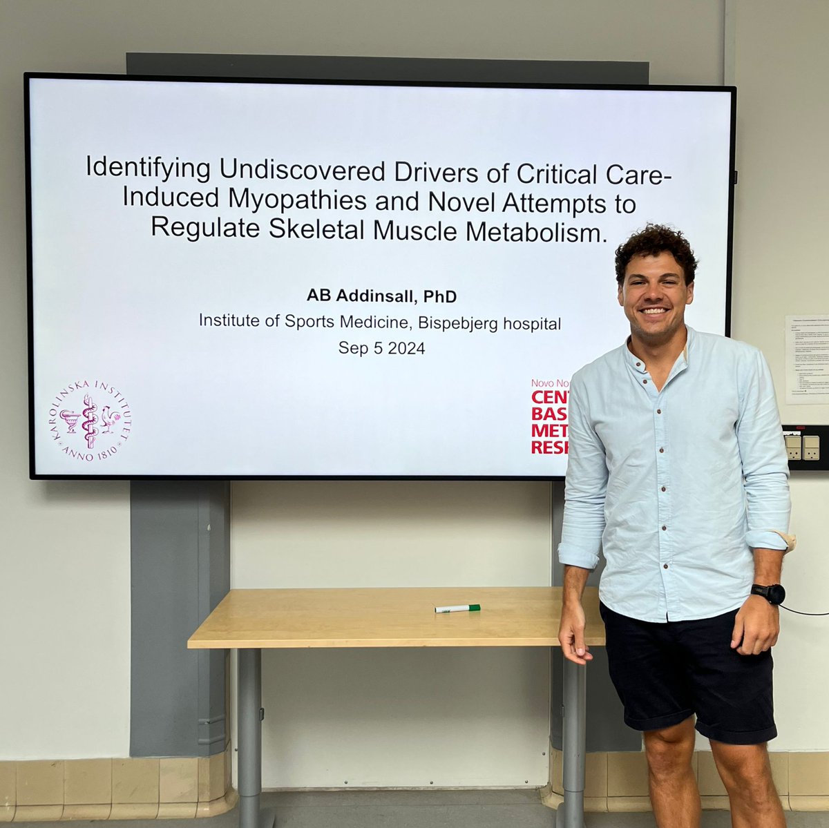 Institute of Sports Medicine Copenhagen (@ismcopenhagen) on Twitter photo Kicking off our autumn season of Thursday morning meetings, <a href="/ABAddinsall/">Alex Addinsall</a> from <a href="/Kei__Sakamoto/">Kei Sakamoto</a>'s lab gave a fascinating deep dive into molecular regulators of critical care-induced myopathies - thank you Alex! 💪🏥🤩 Kicking off our autumn season of Thursday morning meetings, <a href="/ABAddinsall/">Alex Addinsall</a> from <a href="/Kei__Sakamoto/">Kei Sakamoto</a>'s lab gave a fascinating deep dive into molecular regulators of critical care-induced myopathies - thank you Alex! 💪🏥🤩
