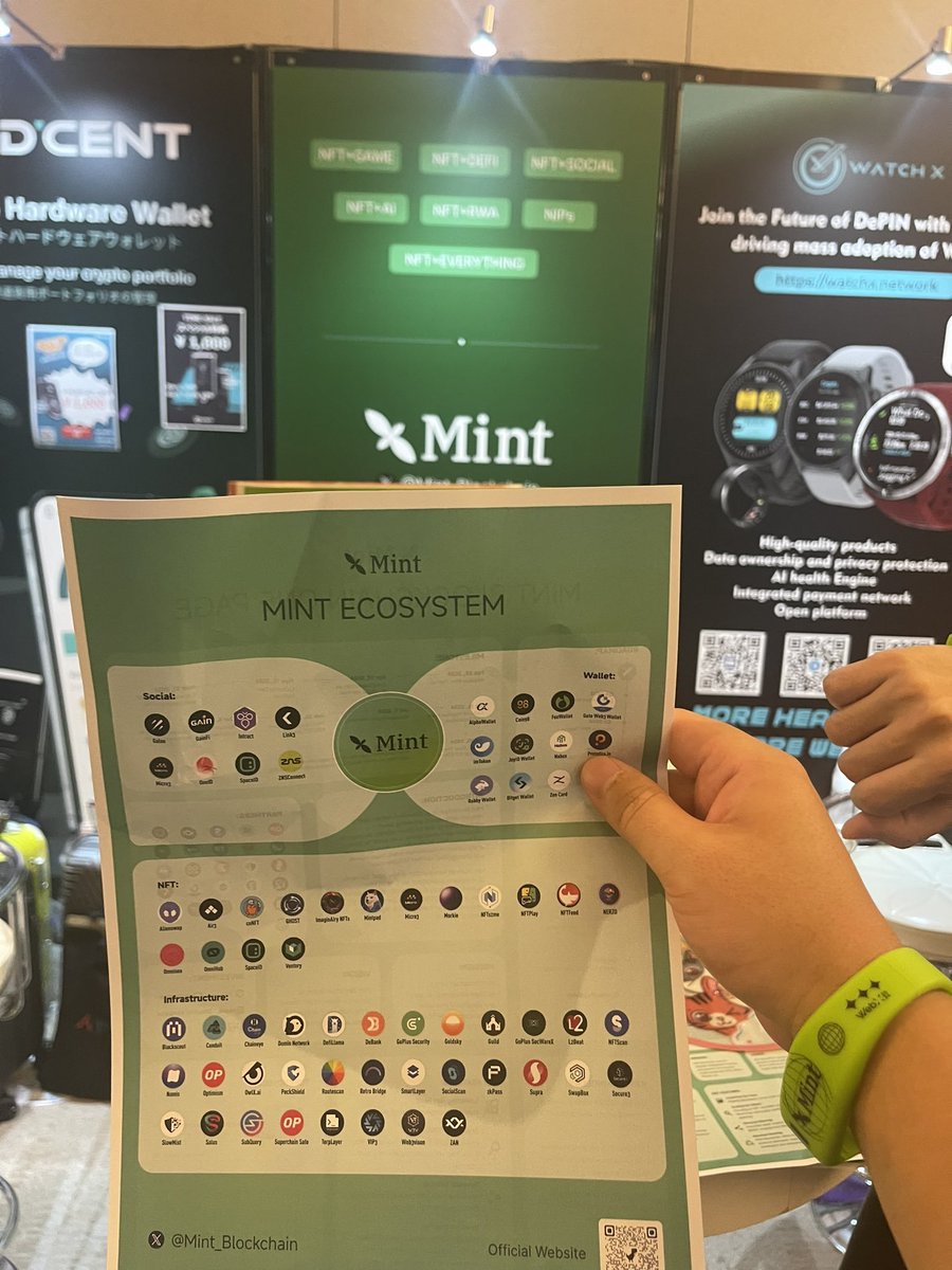 🎉 Big success at #WebX2024! 

#NFTPlay proudly powered <a href="/Mint_Blockchain/">Mint</a> with our cutting-edge #NFC &amp; #NFT technology, allowing attendees to seamlessly mint SAKURA PASS NFTs via NFC-enabled wristbands. This effortless integration is a glimpse into how we're revolutionizing