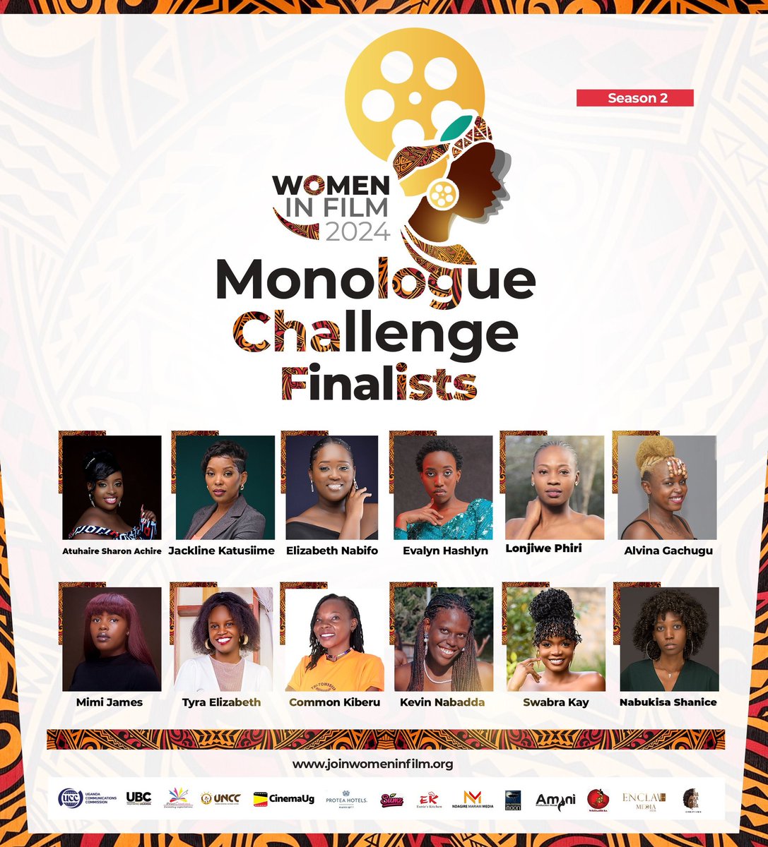 BREAKING NEWS 
The official selection of the finalists in this year's <a href="/WomenInFilmUg/">Women In Film Organization</a> Monologue Challenge is done.
Here is the list of the top 12 women who will battle for the top prize. Congratulations to the chosen ones. Tag them in the comments if you know any of them.

Thanks