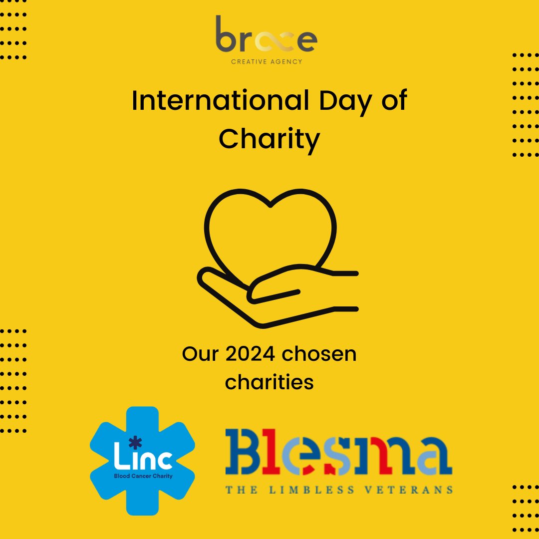 This #InternationalDayofCharity we want to give a huge shout-out to our 2024 charities <a href="/LincCharity/">Linc Charity</a> &amp; <a href="/Blesma/">Blesma</a> 

🫶 Their incredible support changes the lives of so many and we're humbled to help fundraise for them both 

💛 Find out more in our latest blog bit.ly/4e8YWTY