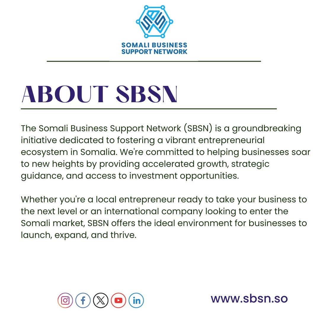 Somali Business Support Network- SBSN tweet media