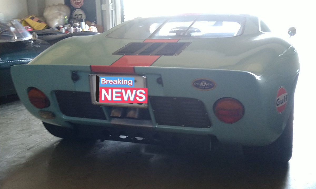 motozep's tweet photo. 引き取り先でGT40？FORDGT？が置いてあり零戦のタイヤまで有りました(⁠☆⁠▽⁠☆⁠) https://t.co/ApvbSKWYrp