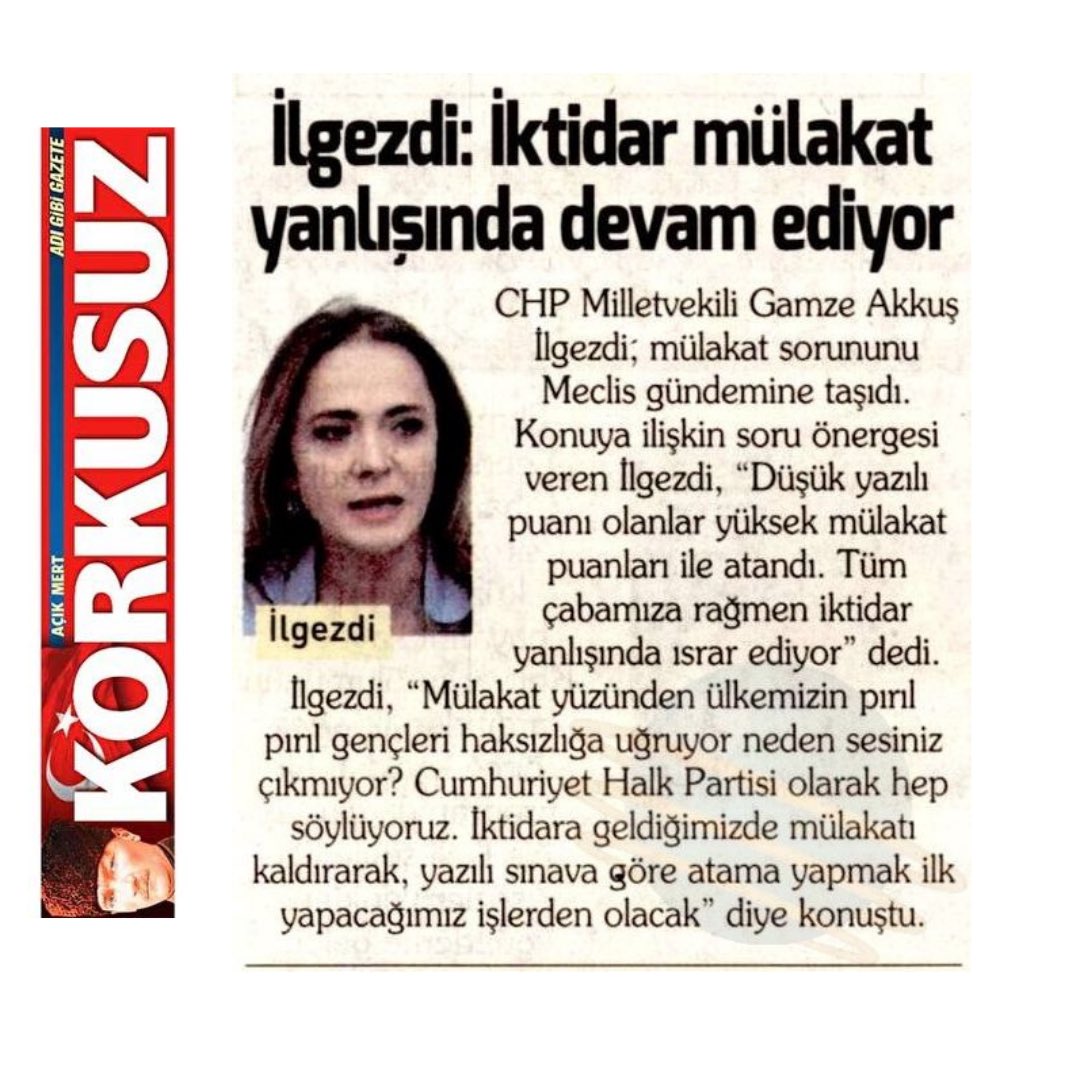 gamzeilgezdi's tweet photo. İktidar mülakat yanlışında ısrar ediyor. https://t.co/7nq9gdB61q