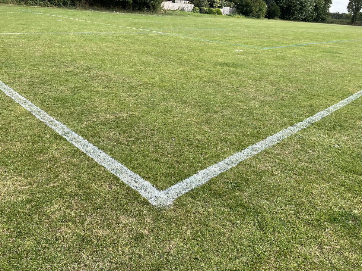 Home pitches mowed, marked and ready to go for another season, which will see our new U9 &amp; U13 Girls teams start their footballing journey and the new U7 Boys.

Saturday morning here we come ! ⚽️⚽️⚽️