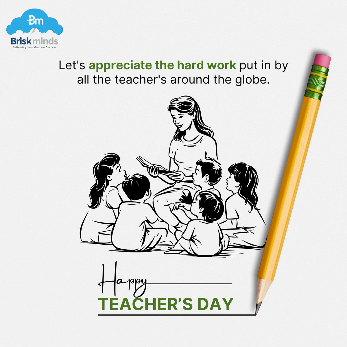 Bhumika Tripathi (@earthika_) on Twitter photo Happy Teacher's Day to all the amazing educators who inspire, empower, and shape the future! Your guidance and dedication light the path for growth and learning. π Thank you for making a difference, every day!
#HappyTeachersDay #GratitudeToTeachers #InspiringMinds <a href="/Briskminds/">Briskminds</a> Happy Teacher's Day to all the amazing educators who inspire, empower, and shape the future! Your guidance and dedication light the path for growth and learning. π Thank you for making a difference, every day!
#HappyTeachersDay #GratitudeToTeachers #InspiringMinds <a href="/Briskminds/">Briskminds</a>