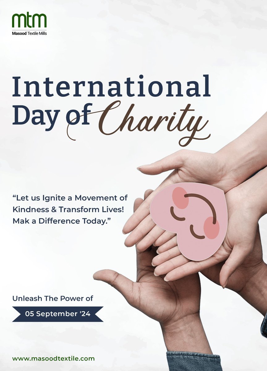 On this #𝐈𝐧𝐭𝐞𝐫𝐧𝐚𝐭𝐢𝐨𝐧𝐚𝐥𝐃𝐚𝐲𝐨𝐟𝐂𝐡𝐚𝐫𝐢𝐭𝐲, we emphasize the importance of #Kindness to those in need. #charity is not just about giving; it’s about caring for our neighbors, building stronger communities, and creating a ripple of #𝐩𝐨𝐬𝐢𝐭𝐢𝐯𝐞𝐜𝐡𝐚𝐧𝐠𝐞.