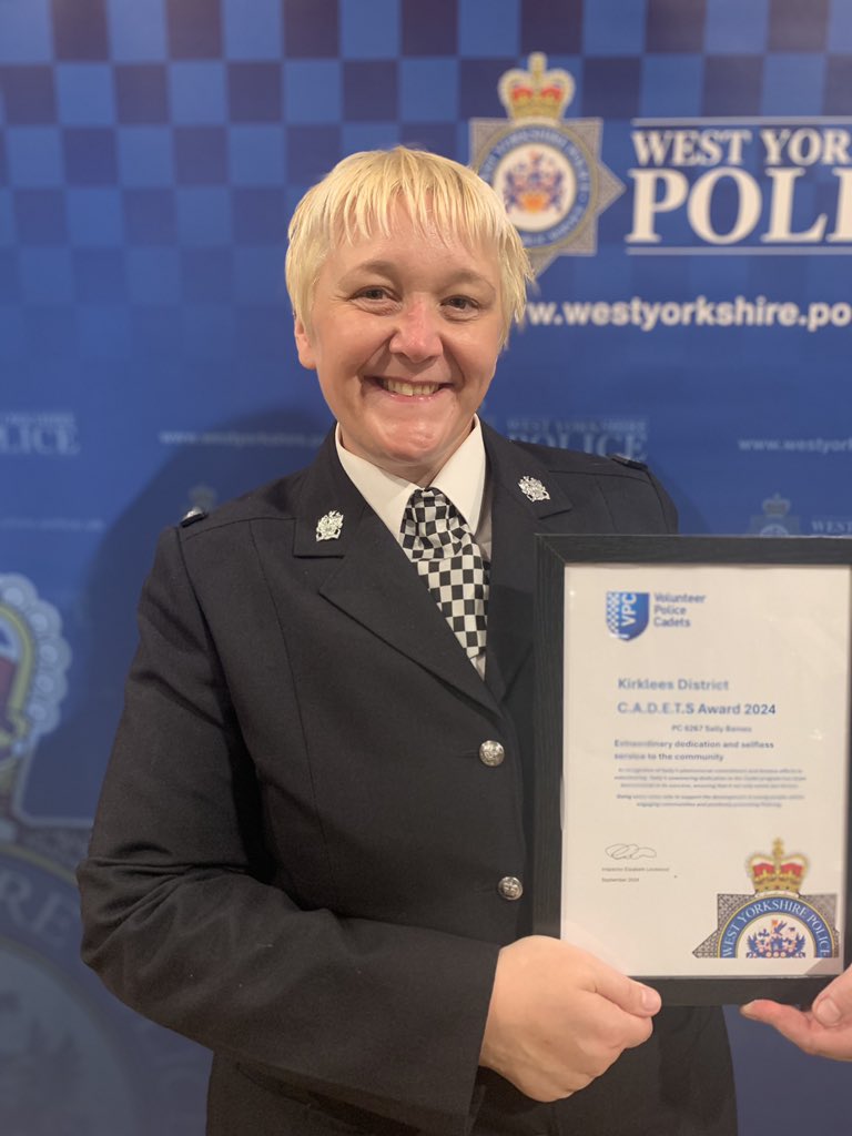WYP_SallyB's tweet image. We held the Awards Evening for Kirklees Police Cadets last night.
It was very emotional and I am so proud of every single one of them.
Our Inspector surprised me and @stuart5646 with an award too, which was lovely.
Our shiny new Cadet cohort starts next week!