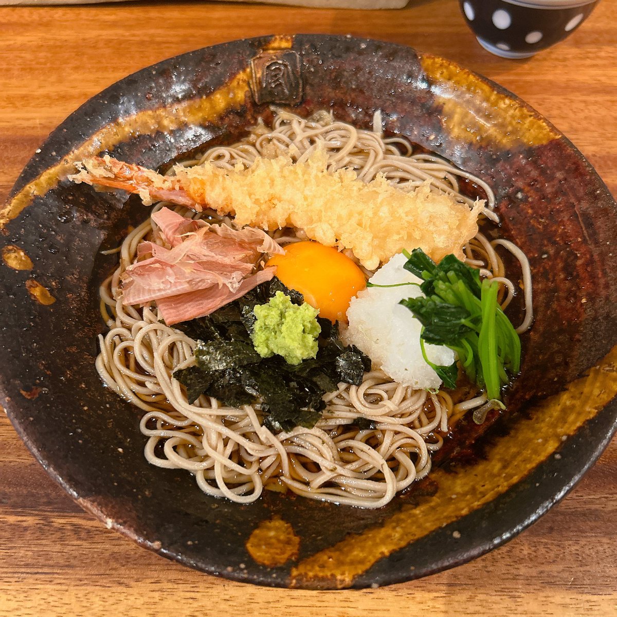 Tim_chama's tweet photo. 最近で食べた蕎麦で1番でした😋
 #十割そば   #守破離 https://t.co/lSdLaU3rwd