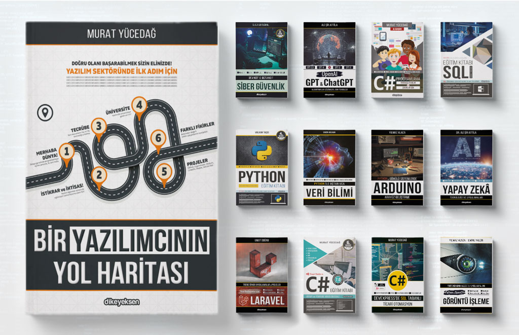 Bir Yazılımcının Yol Haritası | Siber Güvenlik | Python Eğitim Kitabı | C# | SQL | Web Güvenliği | Arduino ve daha fazlası.... 📚📚📚

Bu kitaplar sizin için hazırlandı. 🎉🎉🎉

Kitapyurdu 👉 bit.ly/3AlqvFh