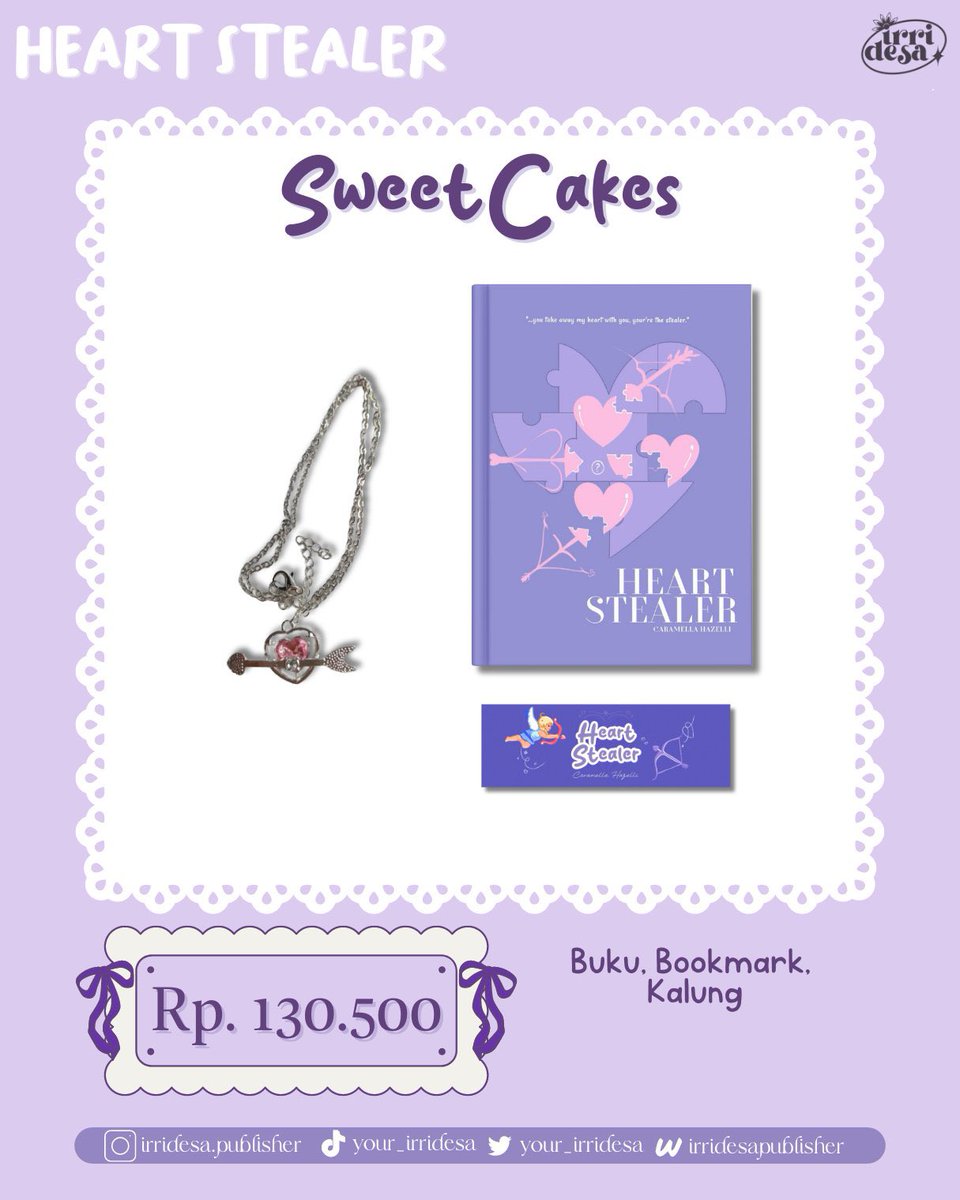 cloudyyskyygo's tweet photo. 🇲🇾 MY G.O | HEART STEALER BY @caraazell @your_irridesa
Paket BubbleGum : RM 74
Paket SweetCakes : RM 52
Paket CupCakes : RM 49
Paket Princess : RM 43
☁️ Exclude EMS & local postage (pay when ready ship to 🇲🇾)
Order here:
https://t.co/kDcdOi3XfT
Due: TBA
#novelau #autwitter https://t.co/eBlUP6btRv