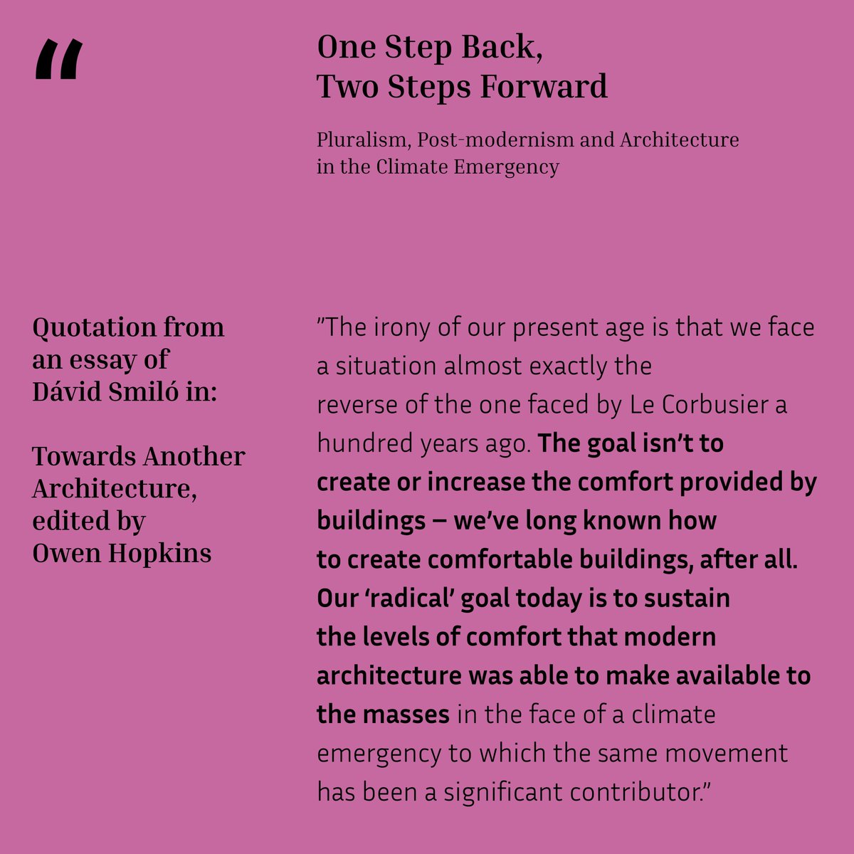 Paradigma Ariadné (@paraariadne) on Twitter photo Towards Another Architecture, published by <a href="/FarrellCentre/">Farrell Centre</a>, edited by <a href="/owen_hopkins/">Owen Hopkins</a> brings together architects, artists, curators, writers and activists to put forward a range of optimistic visions for the future of architecture and cities. We were happy to contribute to the book! Towards Another Architecture, published by <a href="/FarrellCentre/">Farrell Centre</a>, edited by <a href="/owen_hopkins/">Owen Hopkins</a> brings together architects, artists, curators, writers and activists to put forward a range of optimistic visions for the future of architecture and cities. We were happy to contribute to the book!