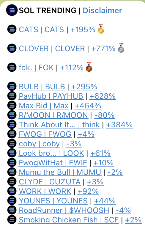 Naturally $sol trending #6 $MAX BID ‼️‼️‼️‼️