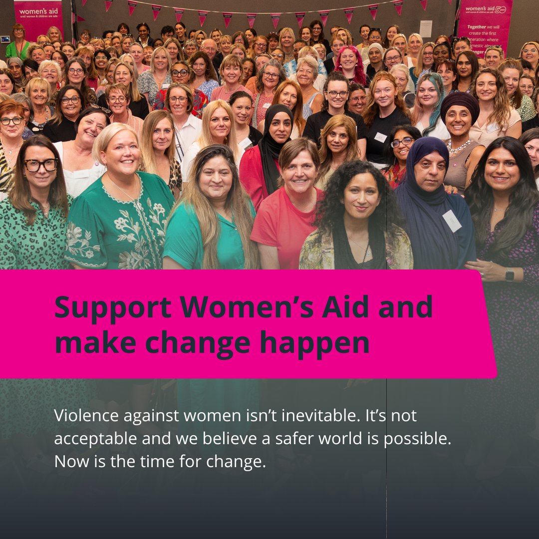 This #InternationalDayofCharity, we reflect on five decades of fighting to end violence against women and girls. Despite progress, our mission is more urgent than ever as male violence escalates. Join us in ending this cycle. Sign up for updates: womensaid.org.uk/newsletter/