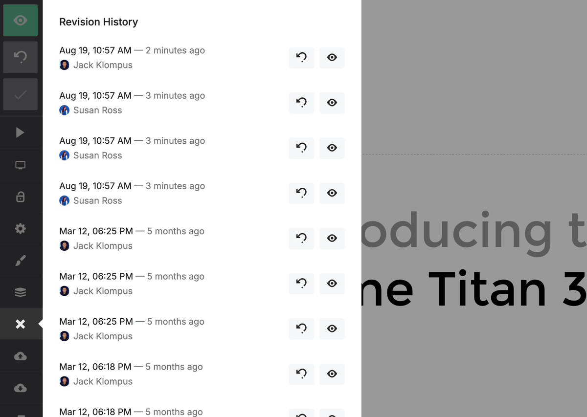 We're now showing the author of each presentation edit in the revision history 👀