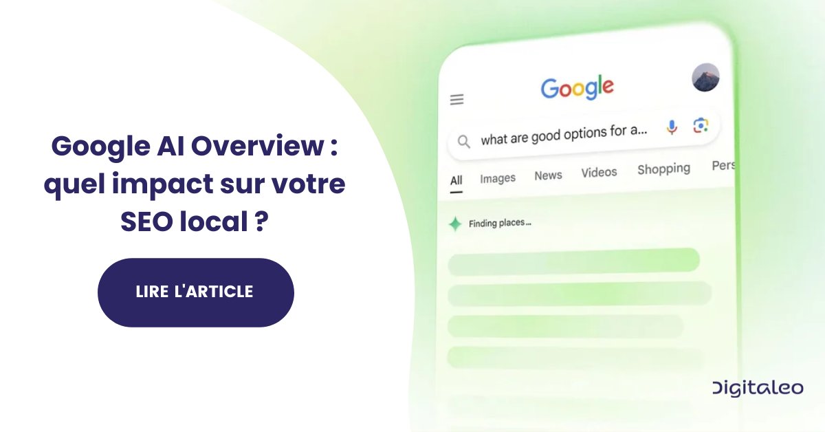 digitaleo's tweet image. #GoogleAIOverview | Google lance l’AI #Overview après une phase de test de la #SGE, Search Engine Experience. 🧠

🚨 Quels impacts sur le #SEO local ?

Pas de panique, on vous accompagne pour ne pas perdre votre place dans le #GoogleLocalPack 😉

👉🏼 blog.digitaleo.fr/google-ai-over…