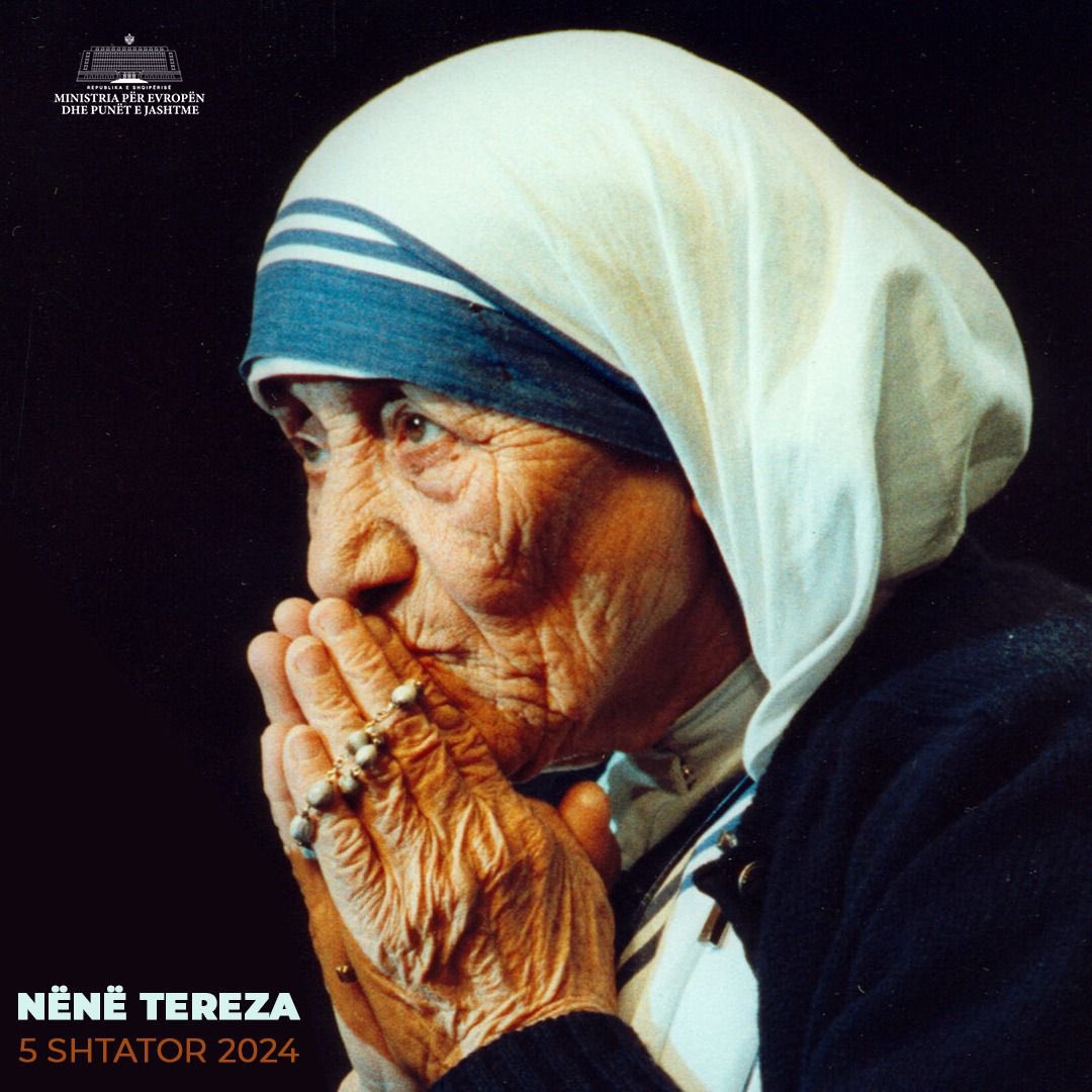 IgliHasani's tweet photo. Commemorating 8 years since the canonization of Mother Teresa, the saint who gifted the world an immortal legacy of love, compassion and service to the most vulnerable that inspires millions.

——

Sot kujtojmë 8 vjetorin e shenjtërimit të Nënë Terezës, shenjtores që i dha botës një trashëgimi të pavdekshme të dashurisë, dhembshurisë dhe shërbimit ndaj më të dobëtëve, duke frymëzuar miliona njerëz anembanë globit.
