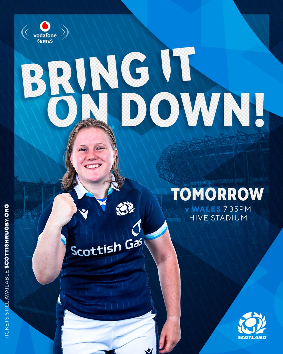 Scotlandteam's tweet photo. We’re back at Hive Stadium tomorrow 😍

🎟️ https://t.co/TuV27CzyTF https://t.co/X7xRcMIuID