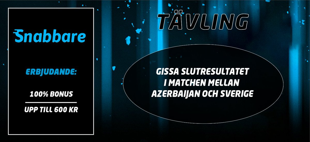 Tävling till Azerbaijan - Sverige! ⚽️

En vinnare tar hem ett 500 kr superpresentkort. Följ dessa tre stegen för att delta 👇

- Följ <a href="/rekatochklart/">rekatochklart</a>
- Gilla tweeten 
- Gissa korrekt slutresultat

Erbjudande: bit.ly/3yKRzTa
Regler &amp; villkor: bit.ly/3oUHEWJ