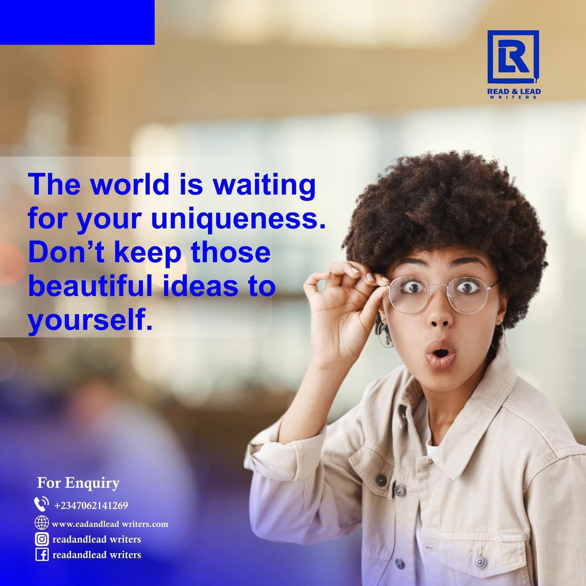 LeadWriters's tweet image. You are unique.

You are exceptional.

Your are amazing.

Let’s help You tell your stories today.

#GhostwritingExperts #Readandleadwriters #writersinph #businessplan #writingtips #contentcreator #contentwriting #fypシ゚viralシ2024fyp