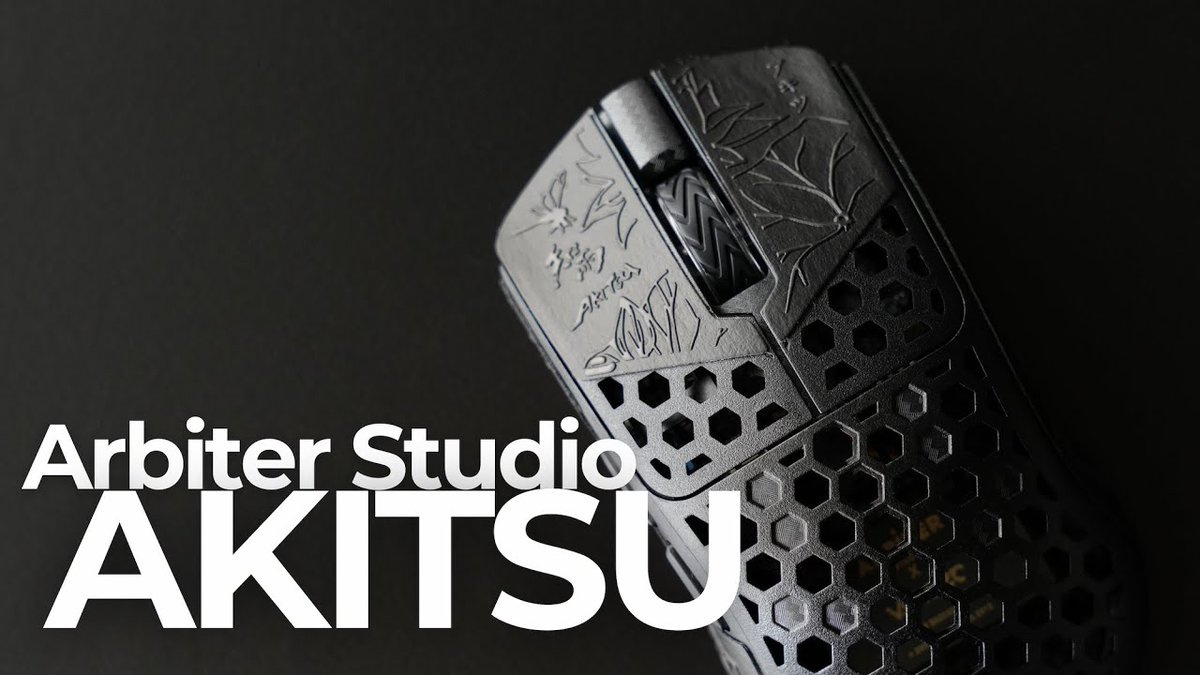 Arbiter Studio AKITSU レビュー: 
ビルドクオリティお化け。細部まで作り込まれています。OP1の本体後部を低く抑えたような形。カーボンファイバー複合素材を採用しており、本体重量は約40グラムです。
youtu.be/eD6bFTkqzfE