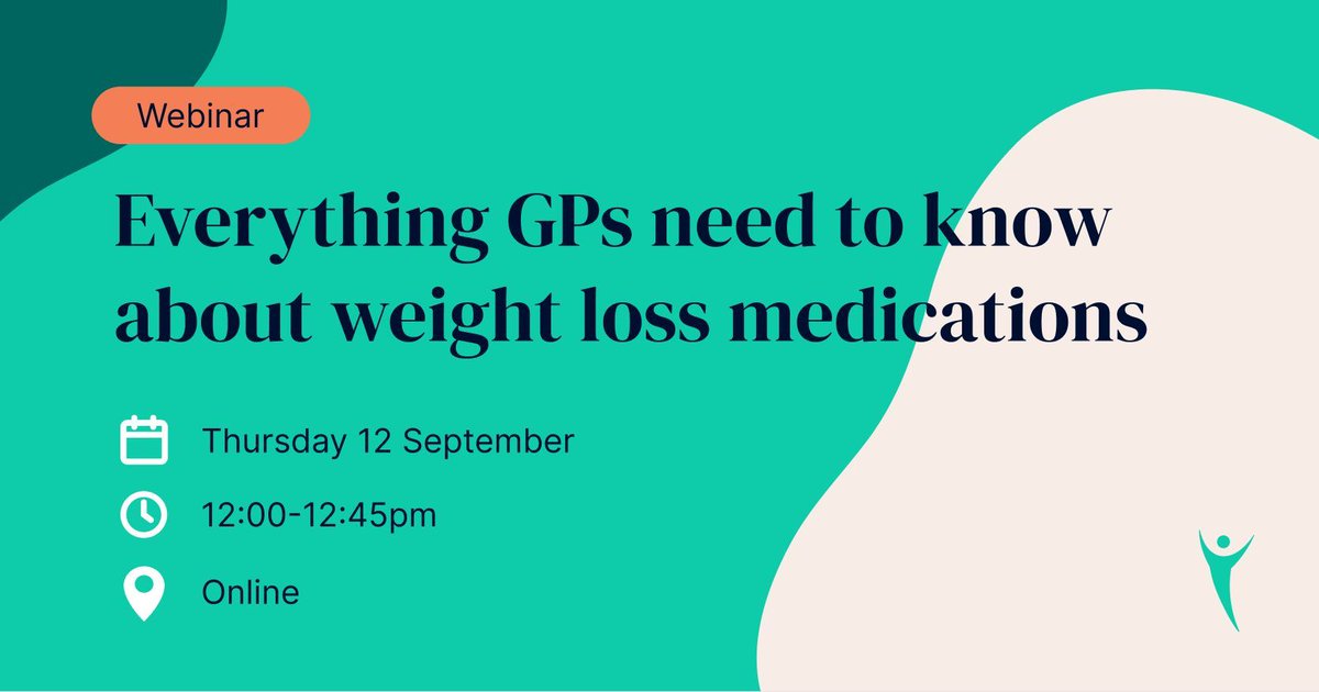 🩺 Join our free CPD webinar: Everything GPs need to know about weight loss medication. Learn about how weight loss meds work &amp; their benefits, hear real patient stories and get answers in a live Q&amp;A.📅 12 Sept at12 pm 🔗 Register: buff.ly/4cPzx0t 
#GPs #ObesityManagement