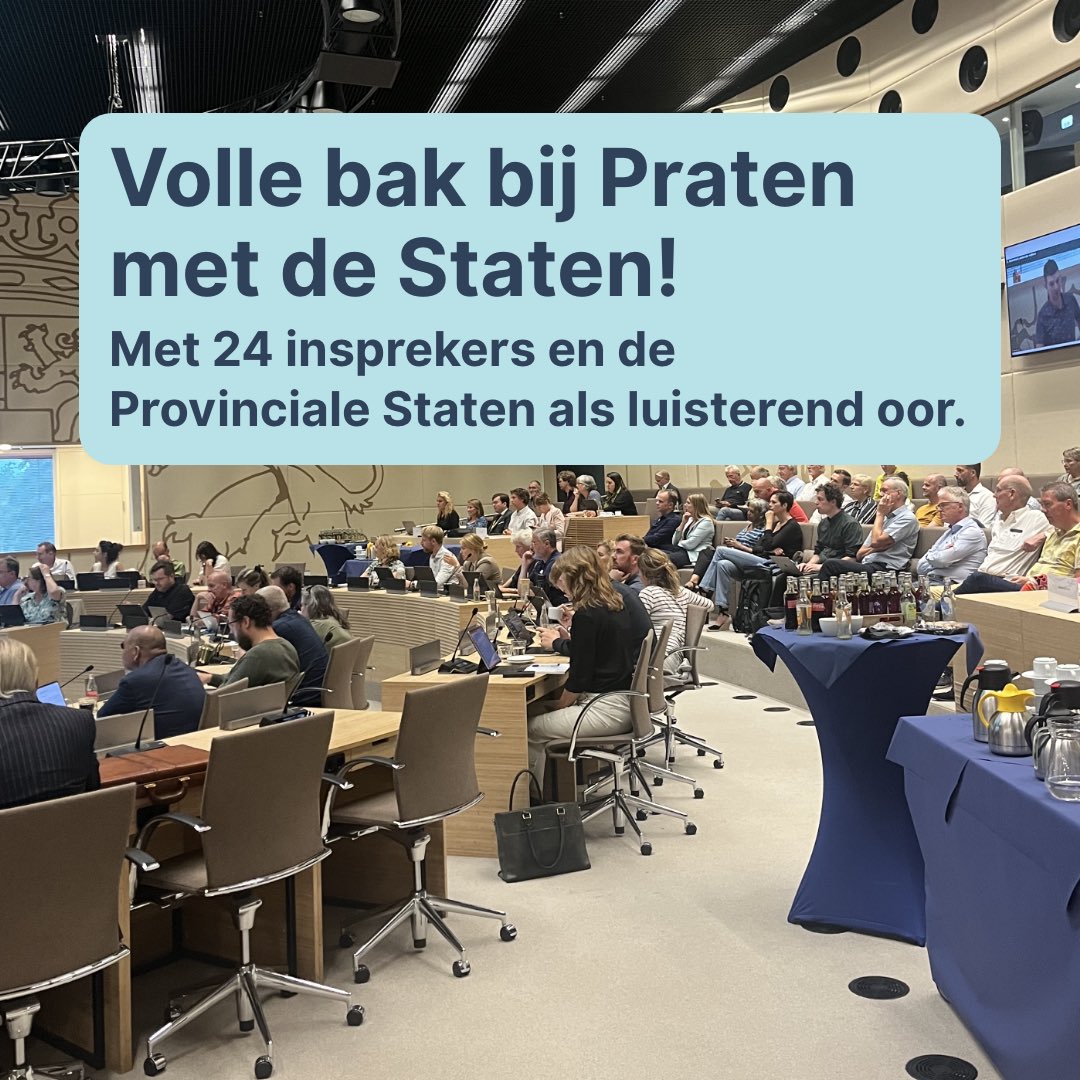 De eerste ‘Praten met de Staten’ was een succes!

Op de eerste avond kwamen er 24 insprekers over een hele reeks verschillende onderwerpen, van windmolens tot fietstunnels en de wolf. Inwoners willen graag hun informatie aan Statenleden kwijt en vonden vandaag een luisterend oor.