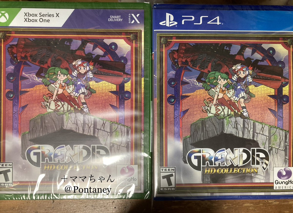 グランディアHDコレクション」のPS4.PS5/Xbox Oneのパッケージ版が来た