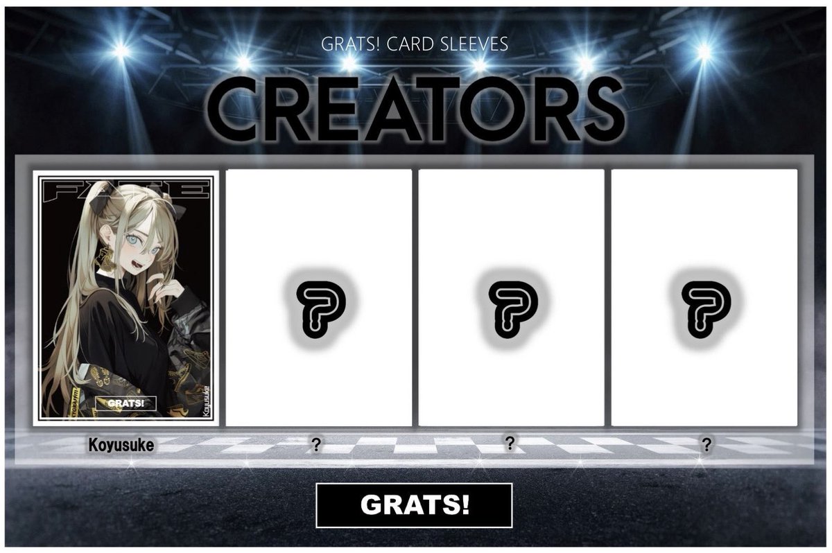 カードスリーブ,クリエイターズスリーブ | GRATS！online store