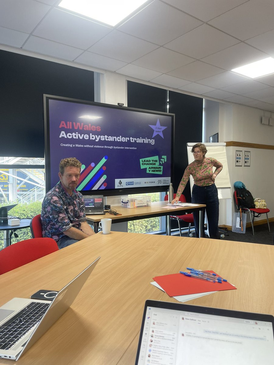 Thanks to <a href="/PlanUK/">Plan International UK</a> <a href="/KindlingInterv/">Kindling Interventions: X account no longer active</a> for running their ‘Active bystander training’ for staff <a href="/sportwales/">Sport Wales</a> yesterday. 

A really great, hard hitting and informative session. Looking forward to another session with staff later this month.