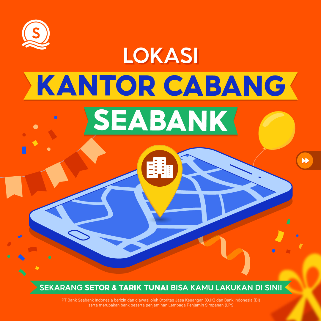 SeaBankID's tweet image. YUK SETOR &amp;amp; TARIK TUNAI DI KANTOR CABANG SEABANK!🤗

Mau ngingetin, sekarang SeaBank bisa SETOR &amp;amp; TARIK TUNAI di KANTOR CABANG SeaBank loh👍 Kalian udah pada tahu belum lokasinya di mana aja? 🤔 

Yuk CEK informasinya di bawah ini dan THREAD ini untuk memudahkan transaksimu! 🥰