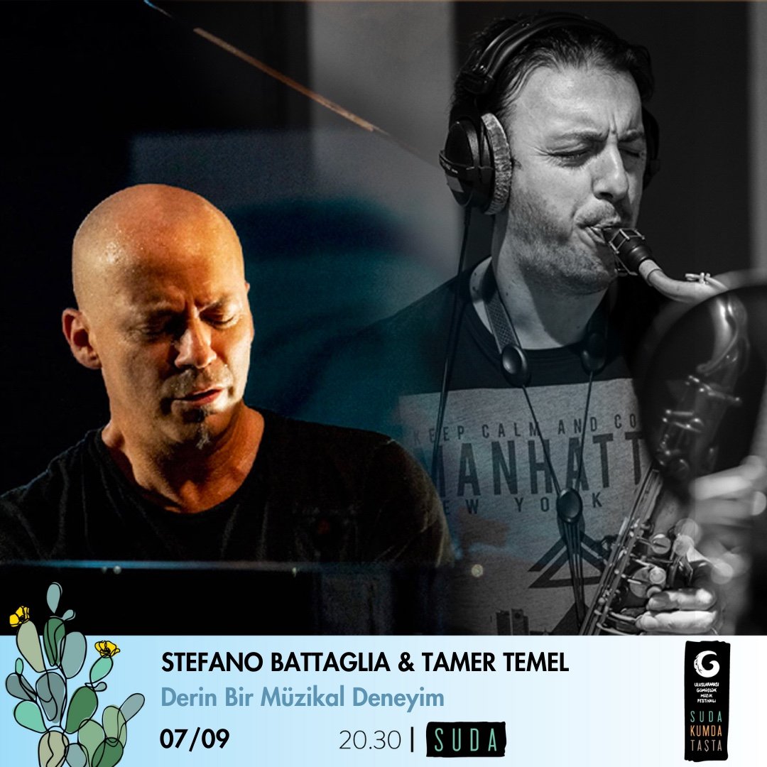 Festivalin Suda Sahne Konserleri’nin sonuncusunu Stefano Battaglia ve Tamer Temel gerçekleştirecek.
İkili, yedi günlük sanatçı rezidans programının sonunda festivalin ruhundan aldıkları ilhamla oluşturdukları yeni bestelerini dinleyiciyle paylaşacaklar.
biletix.com/etkinlik/3NV18…