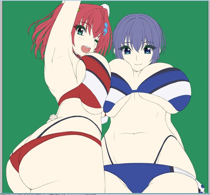 ペン入れ～下地塗りおわ! 