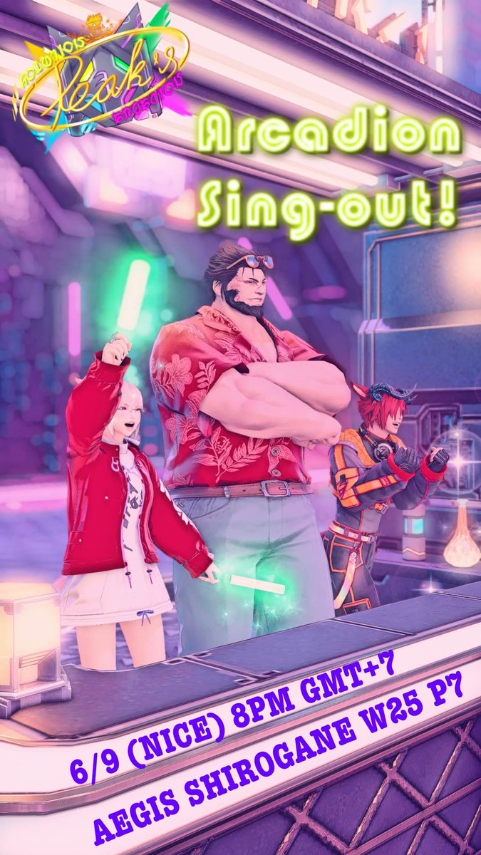 #PeaksPub presents: ARCADION SING-OUT! While facing off your opponents in the arena, raise your stakes (or steaks🥩) with our favourite karaoke bingo! Who wants to go back with their wallets full? Invitations right here: discord.gg/ZvShzgmc?event…