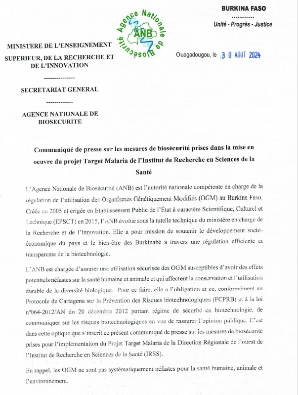 Target Malaria tweet media