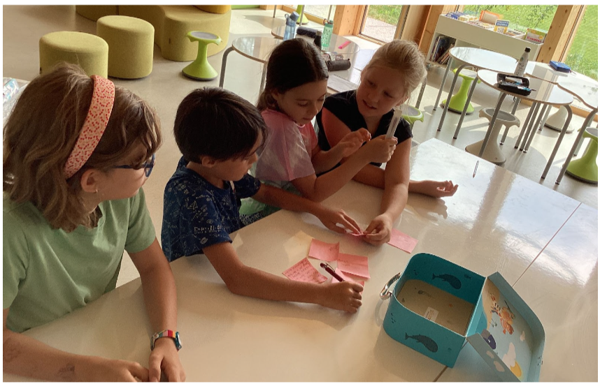 In German class, Grades 4 &amp; 5 explored global perspectives and migration. Two groups packed 5 items: one for a holiday, one fleeing home—thinking it was the same task! Their reactions when they realized the difference were priceless. Can’t wait to dive deeper!#GlobalPerspectives