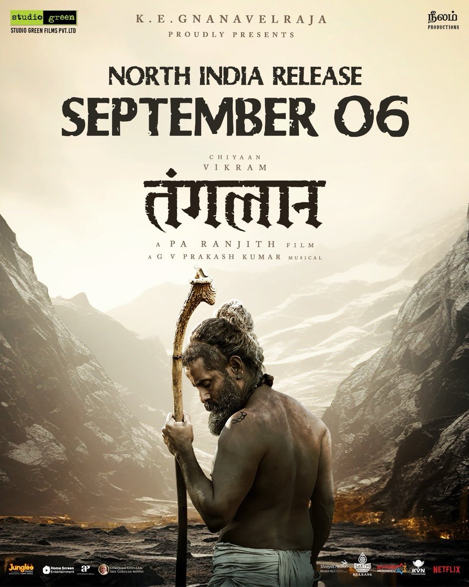 #ThangalaanReview : 

*4 stars* 🌟 🌟🌟🌟

Pa Ranjit's Thangalaan is pure Gold, it successfully marinates mystic realism, and the themes of greed, societal oppression, and self-assertion seamlessly. Pa Ranjith has extracted the best of performances from Chiyaan Vikram, Malavika