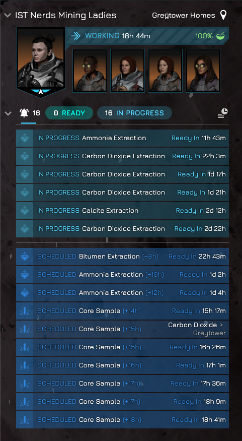 Such a beautiful schedule 🤩

<a href="/influenceth/">Influence</a> 
<a href="/1st_influence/">First Alliance</a>