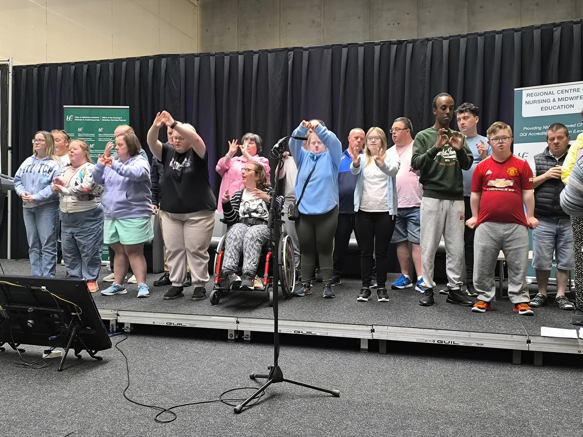 RCNME (Dublin and South East) (@rcnme_se) on Twitter photo The amazing Music in Motion Choir joined us today for a great performance and taught us all some <a href="/Lamhsign/">Lámh</a> too 👏🏼👏🏼
<a href="/NurMidONMSD/">ONMSD</a> <a href="/NMPDUKilkenny/">NMPDU Kilkenny</a>
<a href="/PeopleofHSE/">People of HSE</a>
#nursemidwifechangeconf24 The amazing Music in Motion Choir joined us today for a great performance and taught us all some <a href="/Lamhsign/">Lámh</a> too 👏🏼👏🏼
<a href="/NurMidONMSD/">ONMSD</a> <a href="/NMPDUKilkenny/">NMPDU Kilkenny</a>
<a href="/PeopleofHSE/">People of HSE</a>
#nursemidwifechangeconf24