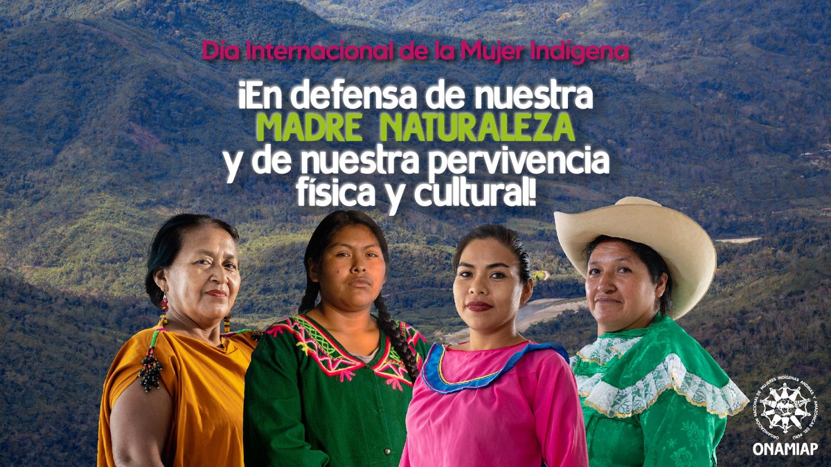 ✊🏾En el #DíaInternacionaldelaMujerIndígena, reafirmamos nuestras identidades culturales, nacidas de nuestro vínculo con la Madre Naturaleza, defendiendo nuestros territorios integrales ancestrales frente a los múltiples despojos y reivindicando nuestro derecho a persistir. (1/🧵)