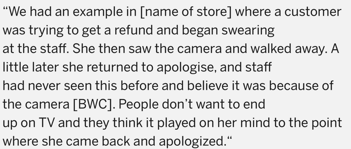 RedTailAI's tweet photo. Body worn cameras are coming to a retail store or hospital near you. Despite immense privacy &amp; civil liberties impacts and lack of regulation re: data collection and use, employee protection will be a very important argument used to sell these systems. https://t.co/wKWA0nUbCt https://t.co/EJ2nPweh3a