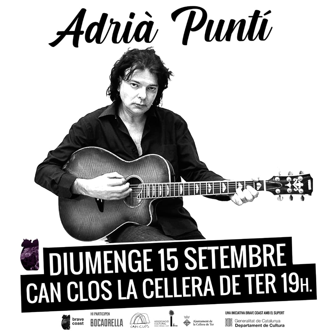 idea_gc's tweet photo. Adrià Puntí a Can Clos, La Cellera de Ter Presenta Iman Turgenev "El poder de la ubiqüitat"
Diumenge 15 de setembre a les 19 h.
Iniciativa @brave_coast amb @idea_gc https://t.co/6b9BRbiLnt
Un concert incondicionalment Puntí!
#adriapunti
#IdeaGC
#lacelleradeter https://t.co/IoEOy6ufre