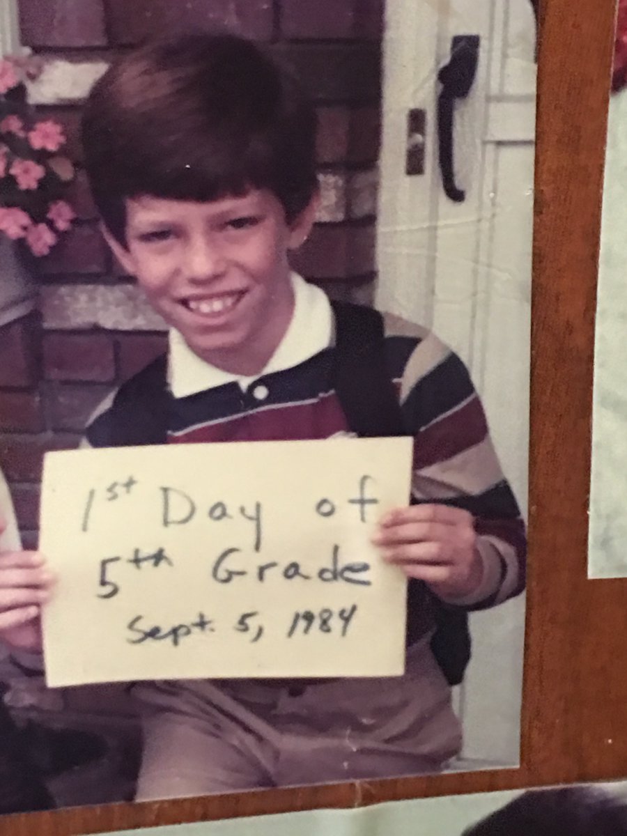 Happy first day of school, NYC!!  Thanks to all the teachers, principals, community partners, social workers, and everyone else who helps make our schools great places for kids!  Thanks to my parents too, for that killer head of hair in 1984!  #BacktoSchool