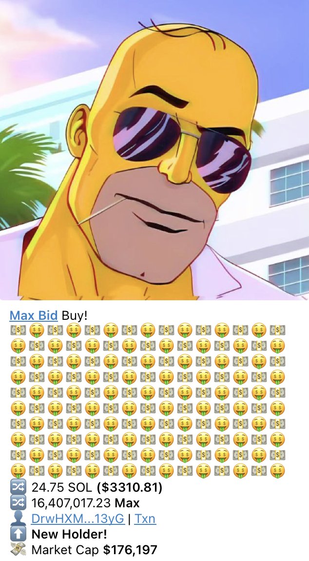 We $MAX Bidding what are you P******* doin ❓