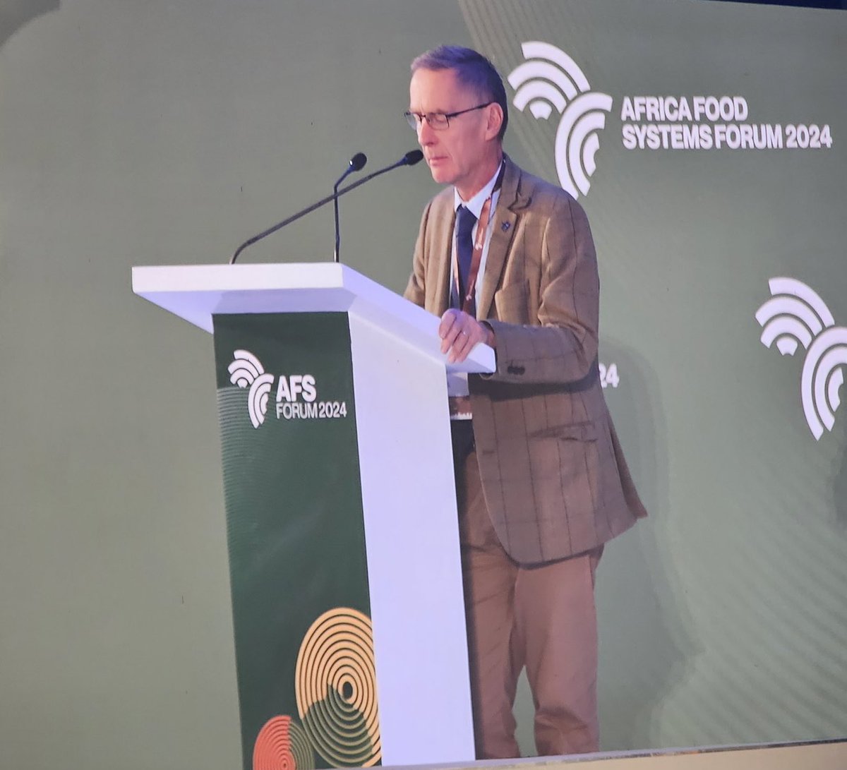 Africa faces a major gap in climate financing, leaving the most vulnerable at risk. We must invest in youth, Climate-Smart Food Systems, and fair market mechanisms for smallholder farmers. Climate finance and information access are key!  
~<a href="/DonalFBrown/">Donal Brown</a> at the #AFSForum2024