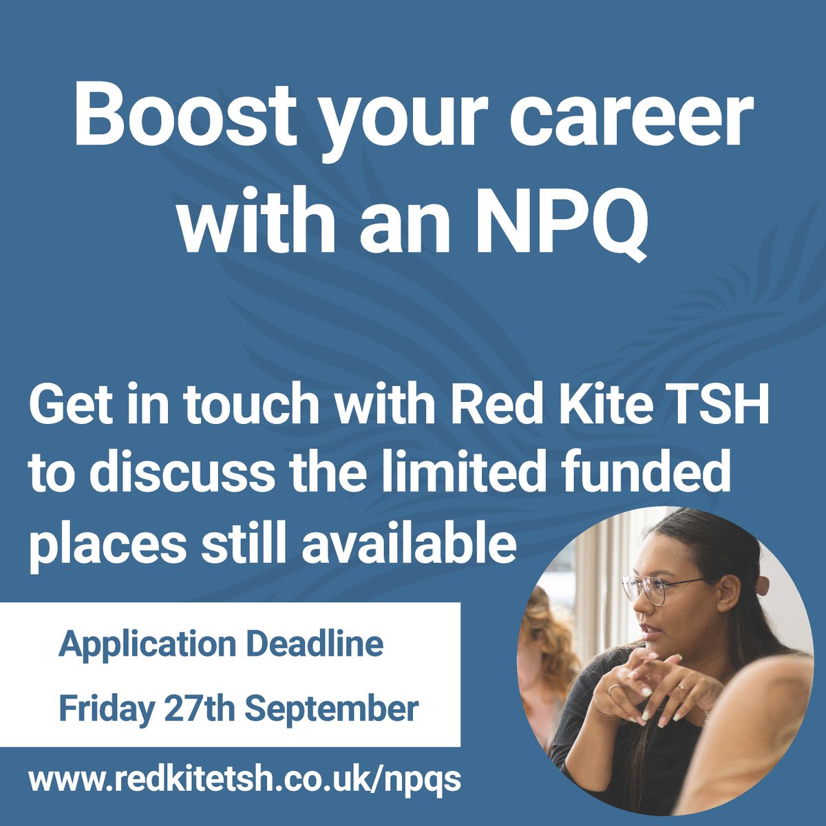 The next NPQ application deadline is approaching fast. Don’t miss out on the remaining funded spaces. Get in touch to find out more!
#NPQ #careerdevelopment #specialist #Headship #teach
