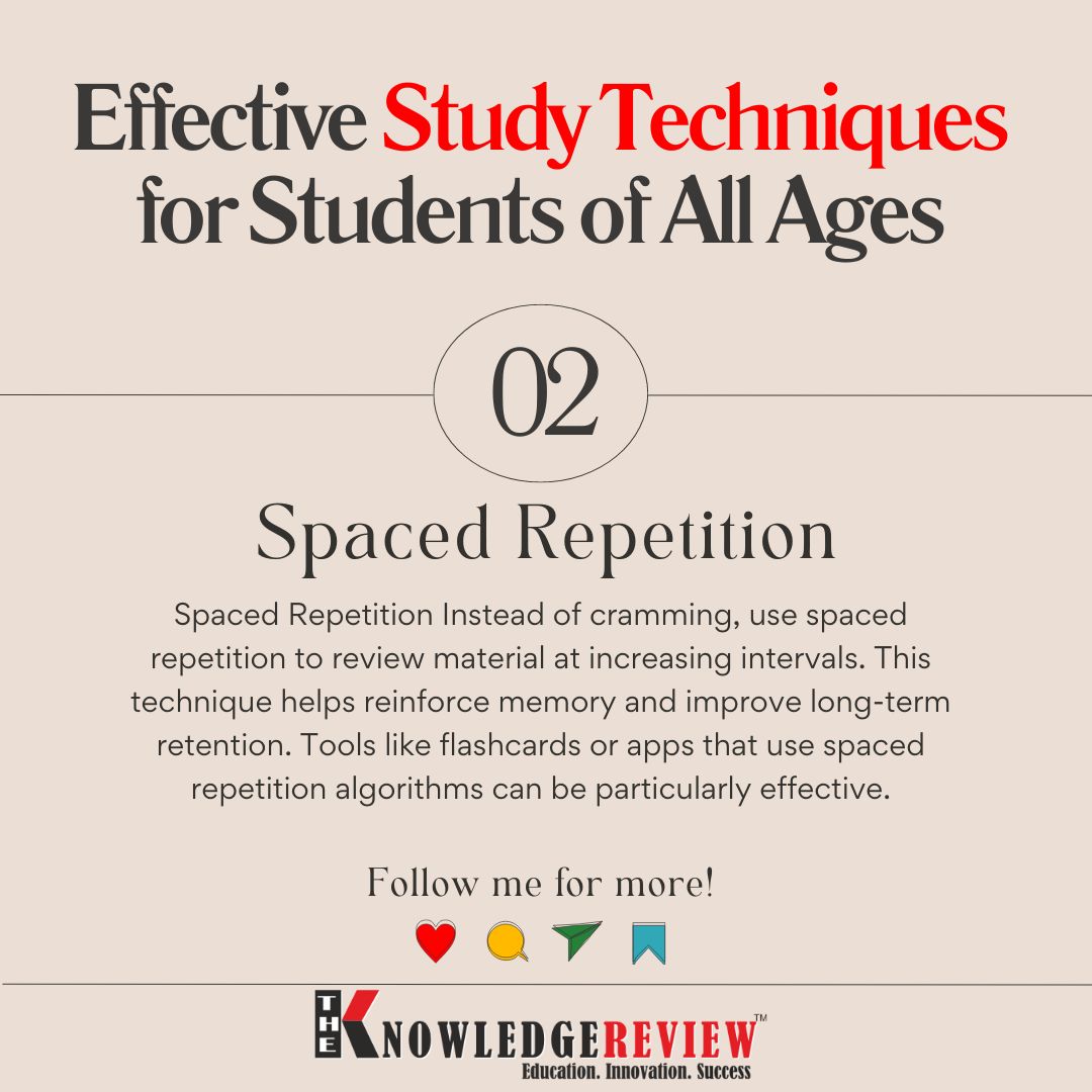 theknowledgerv's tweet image. Ever find yourself cramming for exams or struggling to remember important information? Say goodbye to last-minute stress and hello to the power of spaced repetition! 📚🔄
#SpacedRepetition #EffectiveLearning #MemoryBoost #StudySmart #LongTermRetention