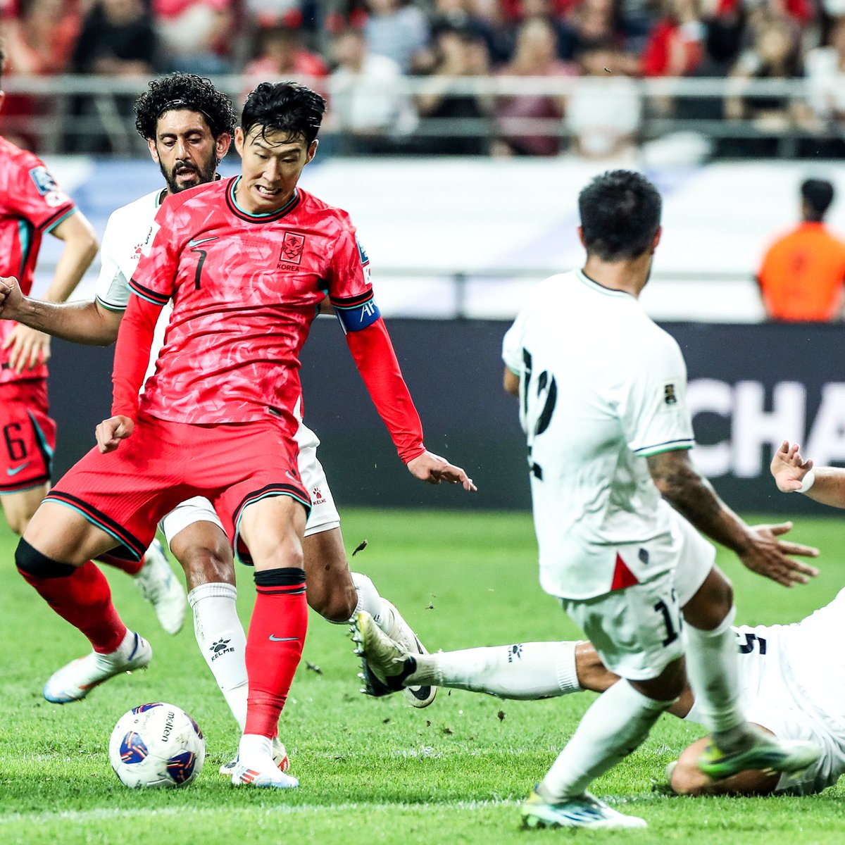 brfootball's tweet photo. Palestine drew 0-0 in South Korea in World Cup qualifying 🇵🇸 https://t.co/PYx4uOojeA